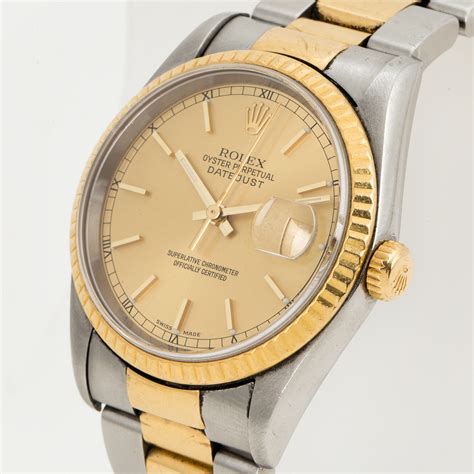 rolex oyster perpetual datejust champagne dial acciaio|rolex oyster perpetual date prezzo.